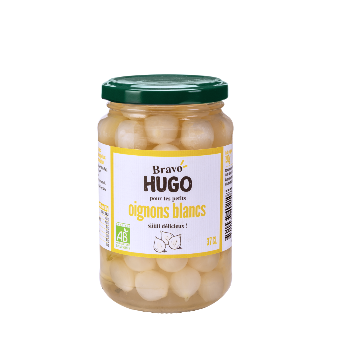 Petits oignons blancs Bio Bravo Hugo