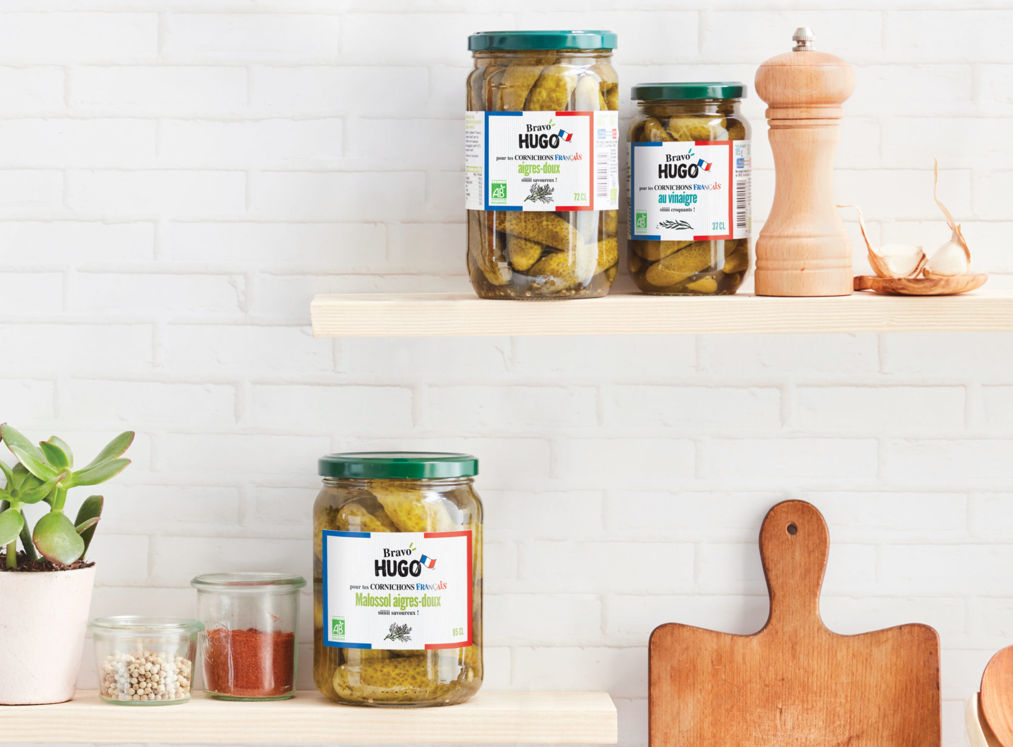 Le cornichon Bio Français Bravo Hugo