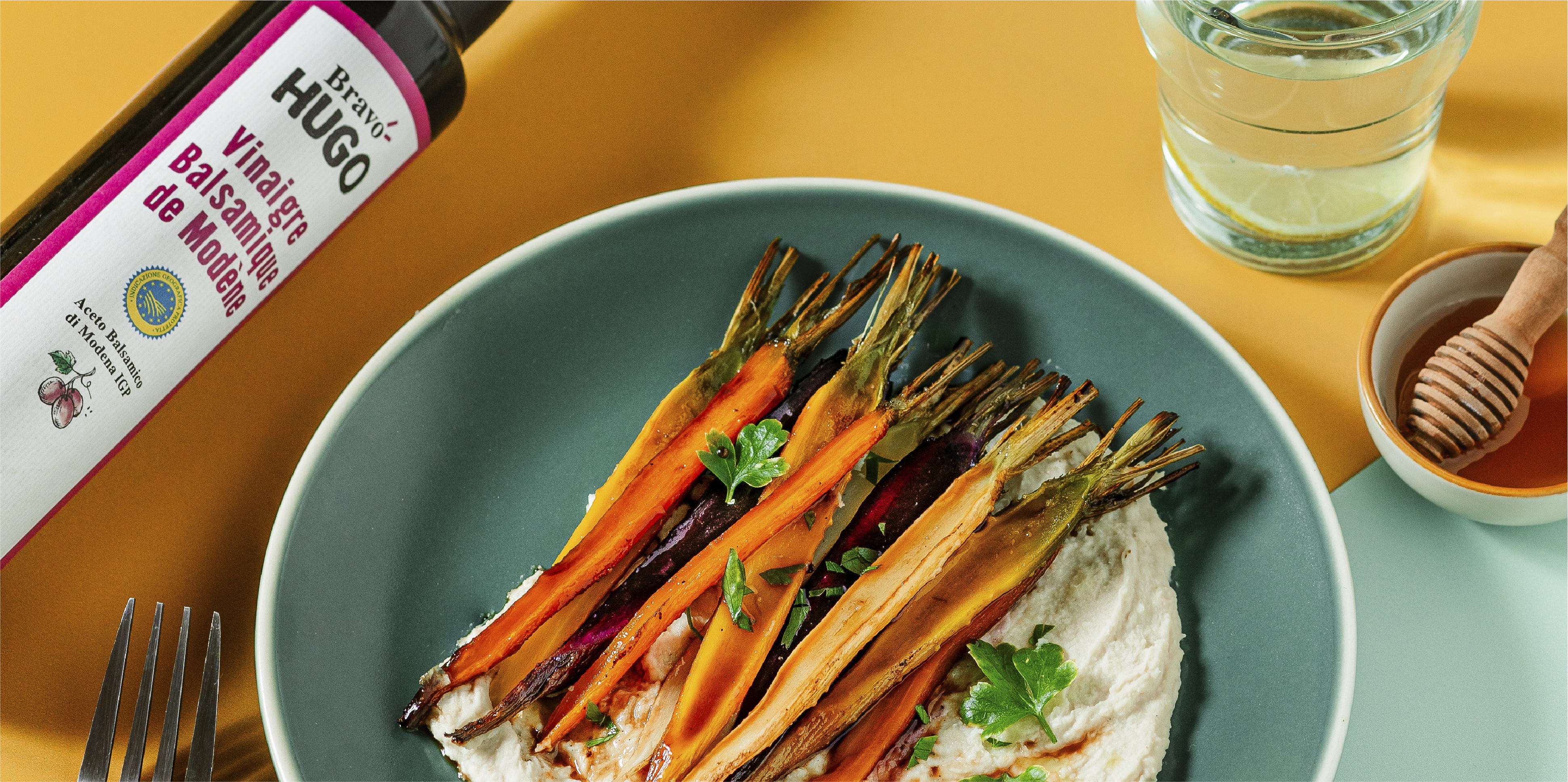 Recette de carottes rôties au vinaigre balsamique Bravo HUGO